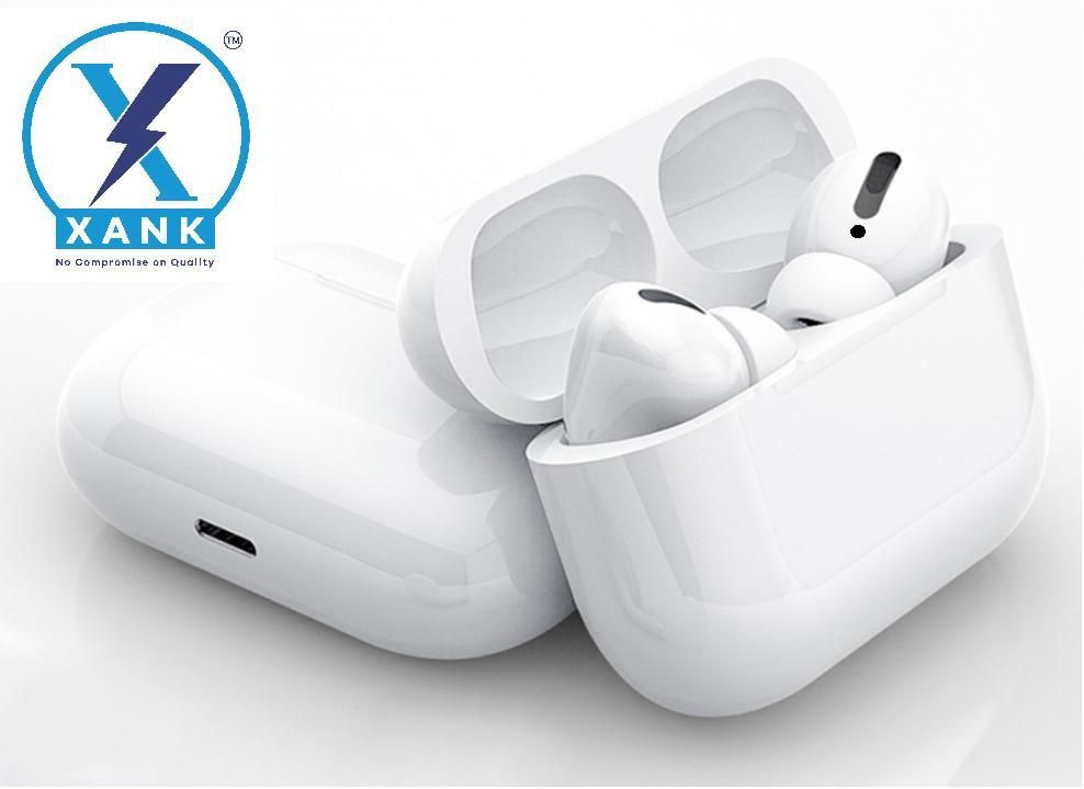 (Copy) XANK Air-pods Pro with Wireless Charging Case with Sensor Enabled Bluetooth Headset (White, True Wireless)