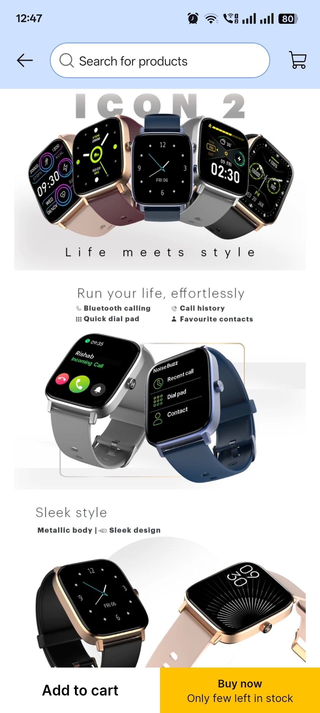 Is watch ko jarur bye Karen bahut hi jyada tum to Keval hai aur smart ho chuki hai ismein mobile connect karke Chala sakte hain Kisi company se mangaya MFT Royal Brand Flipkart or Amazon ma yah watch mahanga hai jarur bye Karen