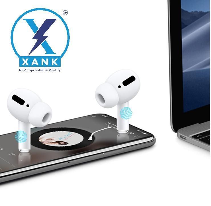 (Copy) XANK Air-pods Pro with Wireless Charging Case with Sensor Enabled Bluetooth Headset (White, True Wireless)