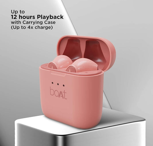 Connectivity Wireless Color
Compatible With Mobile
Earphone Type Earbuds
Model Name/Number
Airdopes 131 Deep Bass
Yes Call Control
Call Answer
Drivers 13mm
Material
Polycarbonate
Weig 50 g
Dimension
4.5 x 6 x 3 cm
Is It With Microphone
With M