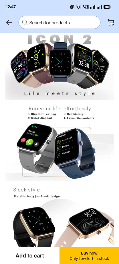 Is watch ko jarur bye Karen bahut hi jyada tum to Keval hai aur smart ho chuki hai ismein mobile connect karke Chala sakte hain Kisi company se mangaya MFT Royal Brand Flipkart or Amazon ma yah watch mahanga hai jarur bye Karen